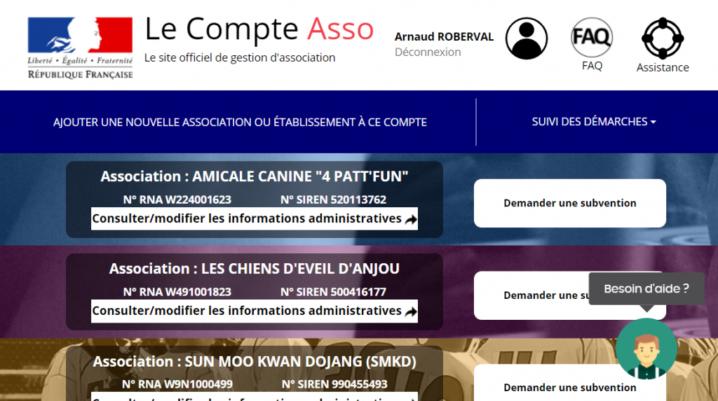 Accueil Le Compte Asso